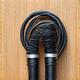 Speed jump rope on a wooden floor